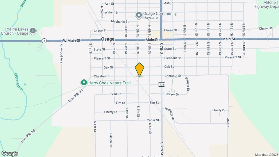 502 Chestnut St Map and Location Details