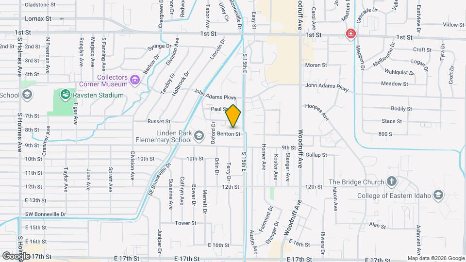 1461 Benton St Map and Location Details