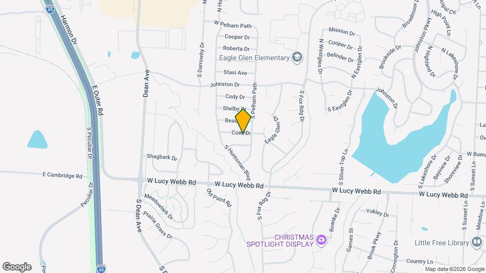 1605 Cove Dr Map and Location Details