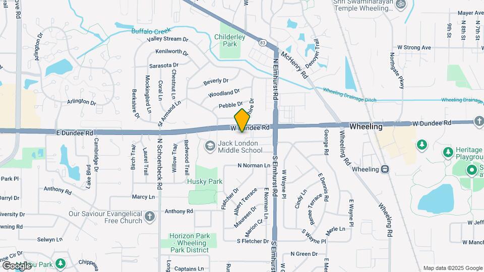 901 W Dundee Rd Map and Location Details
