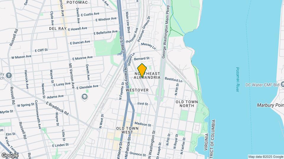 1221 Powhatan St Mapa y Detalles de la Ubicación