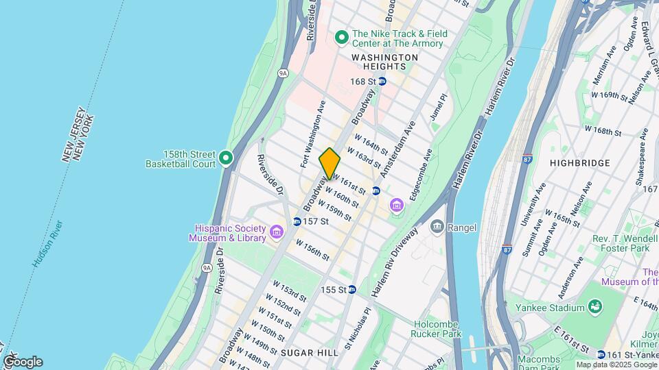 551 W 160th St Map and Location Details