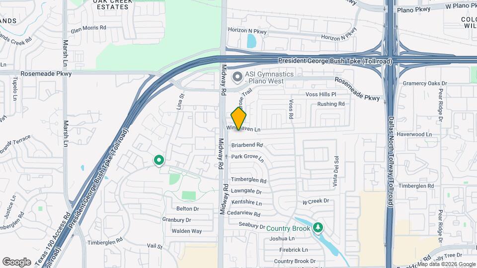 4044 Windhaven Ln Map and Location Details