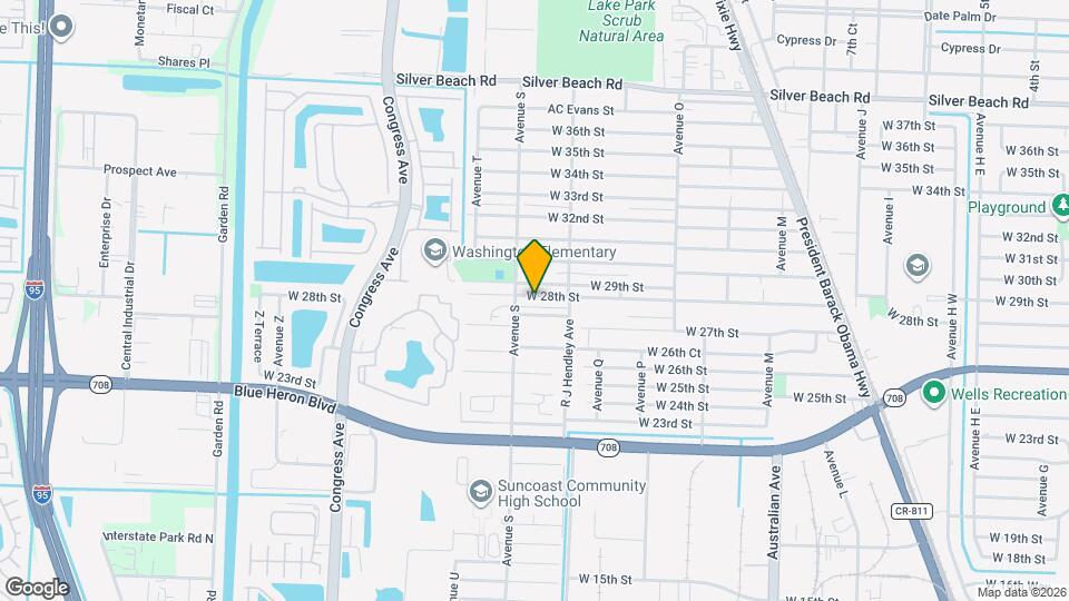 1565 W 28th St Map and Location Details