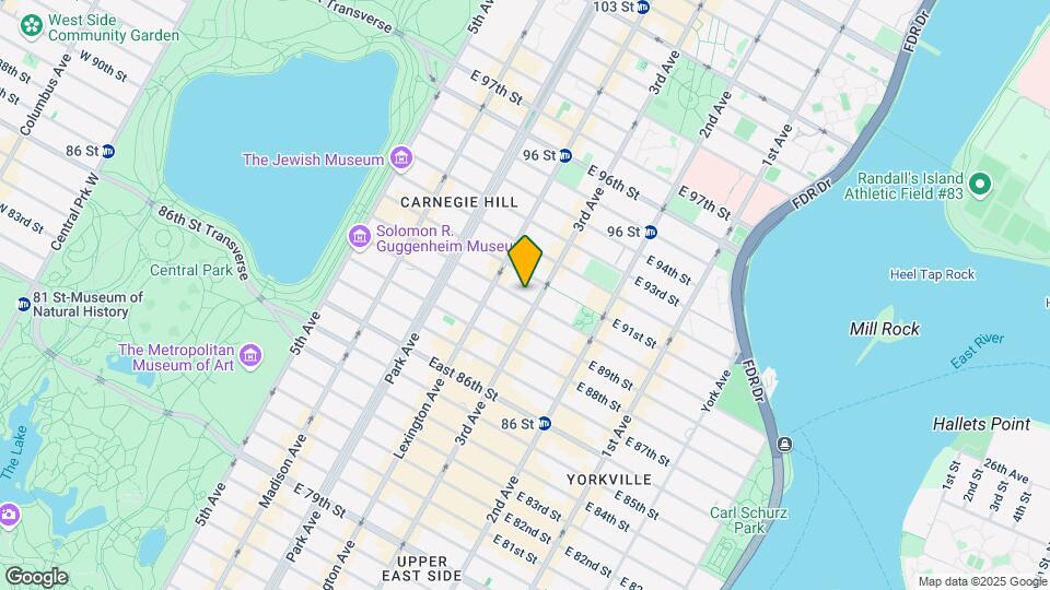 175 E 90th St Map and Location Details