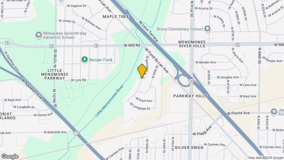 6188 N Denmark St Map and Location Details