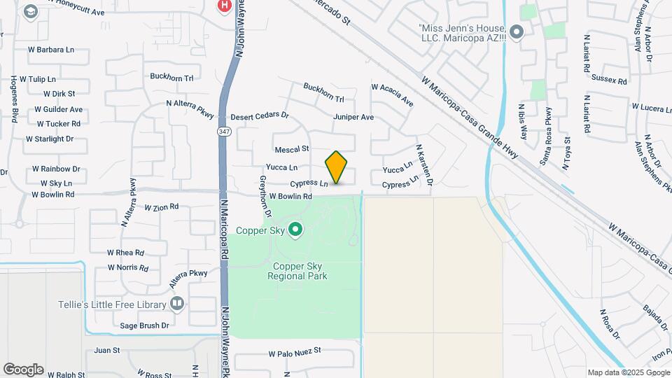 44043 W Cypress Ln Map and Location Details