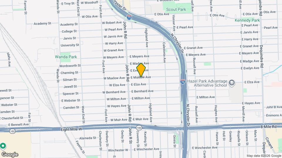 340 E Maxlow Ave Map and Location Details