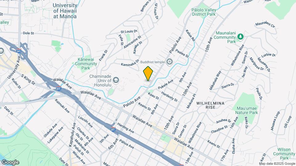 3229 Ahinahina Pl-Unit -A (Downstairs) Map and Location Details