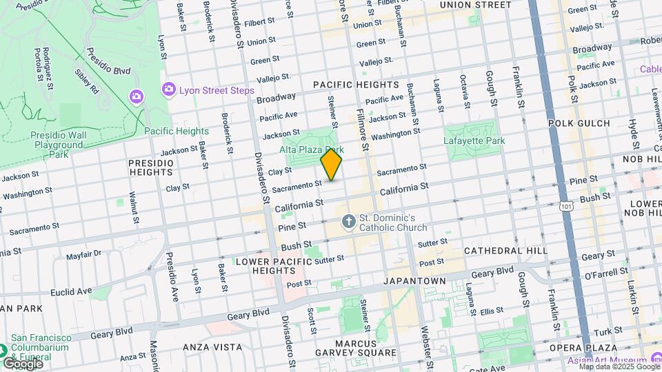 2649 Sacramento St Map and Location Details