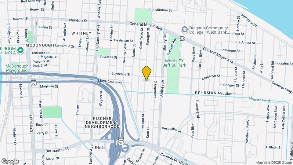 1624 Farragut St Map and Location Details