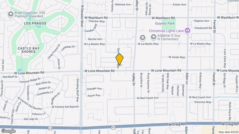 4814 Spring Falls Way Map and Location Details