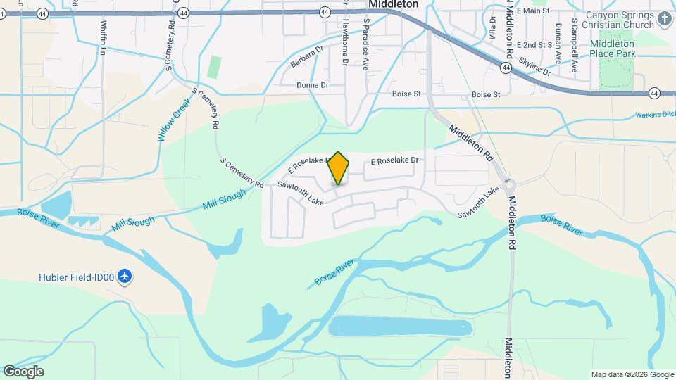 165 E Willow Creek Dr Map and Location Details