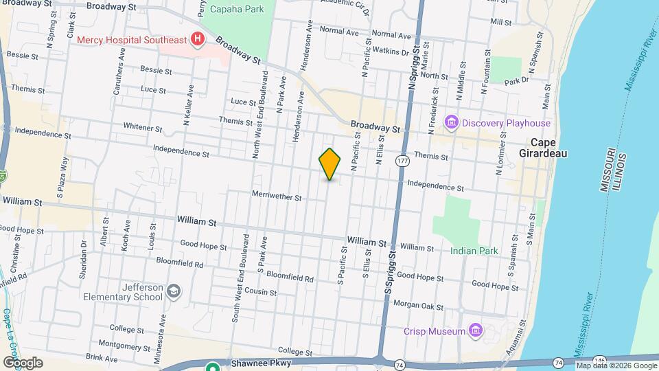 34-38 S Benton St Map and Location Details