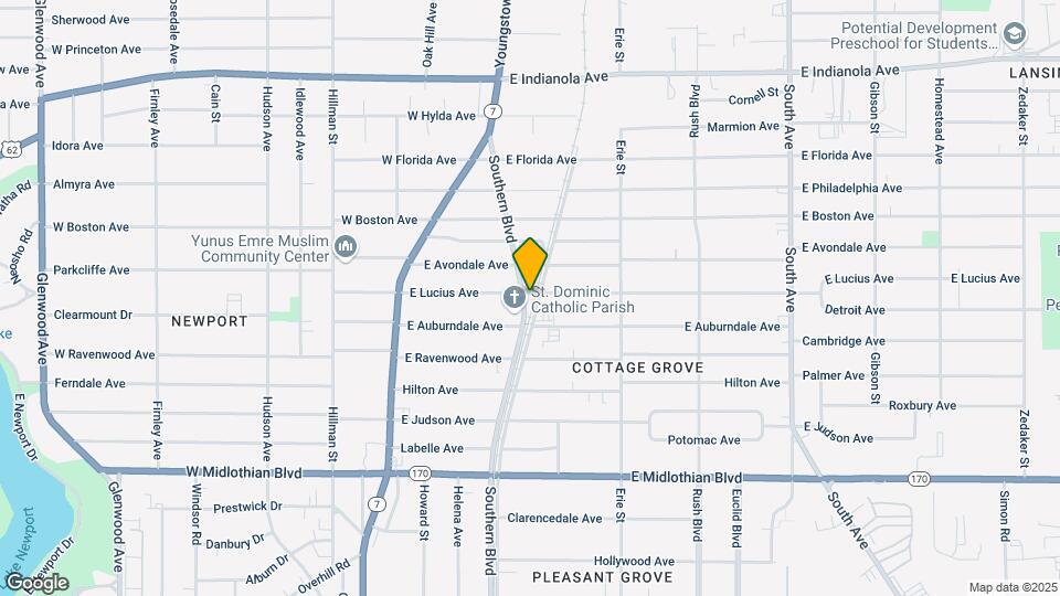 93 E Lucius Ave Map and Location Details