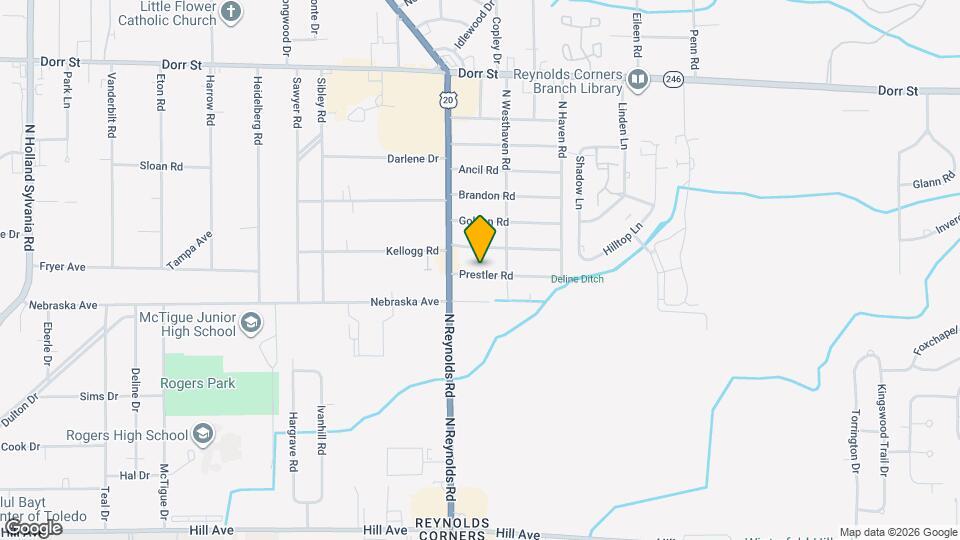 5130 Prestler Rd Map and Location Details