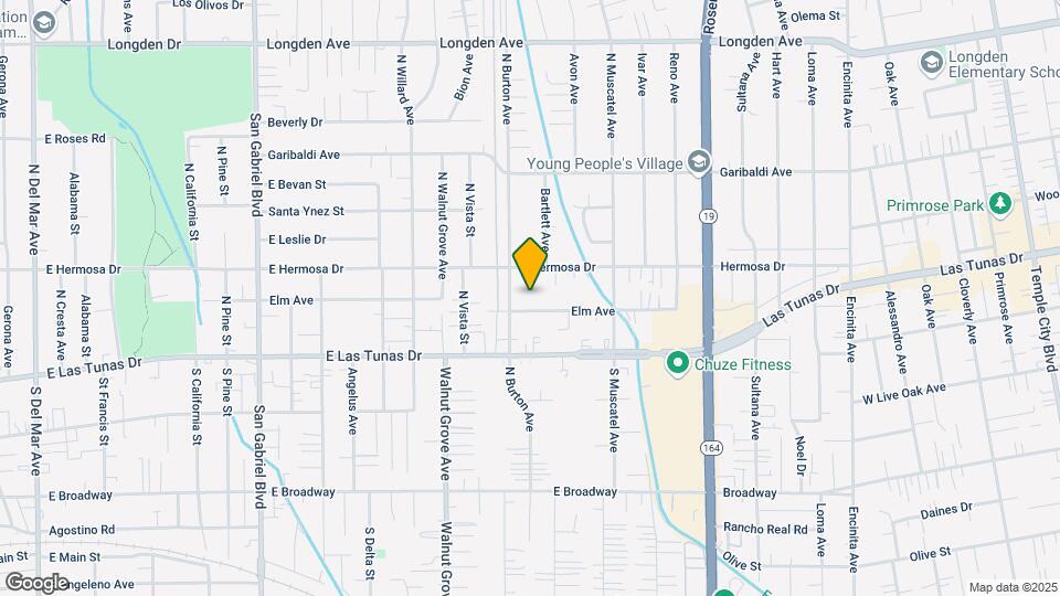 1237 Elm Ave Map and Location Details