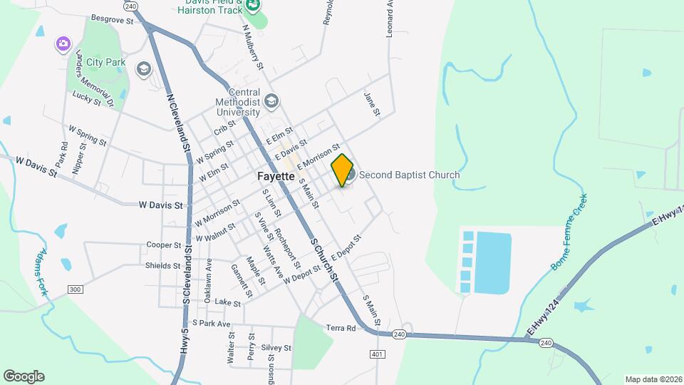 307 E Hackberry St Map and Location Details