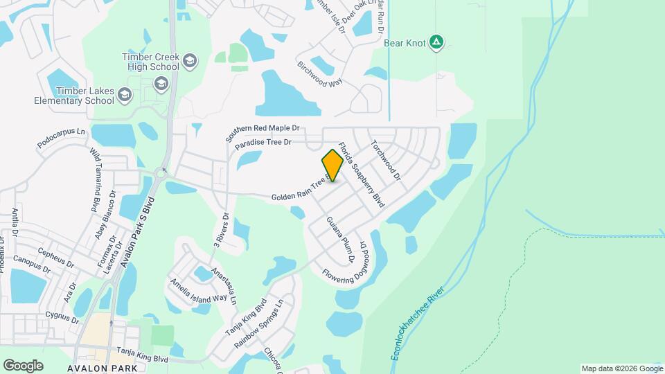 14451 Florida Privet Dr Map and Location Details