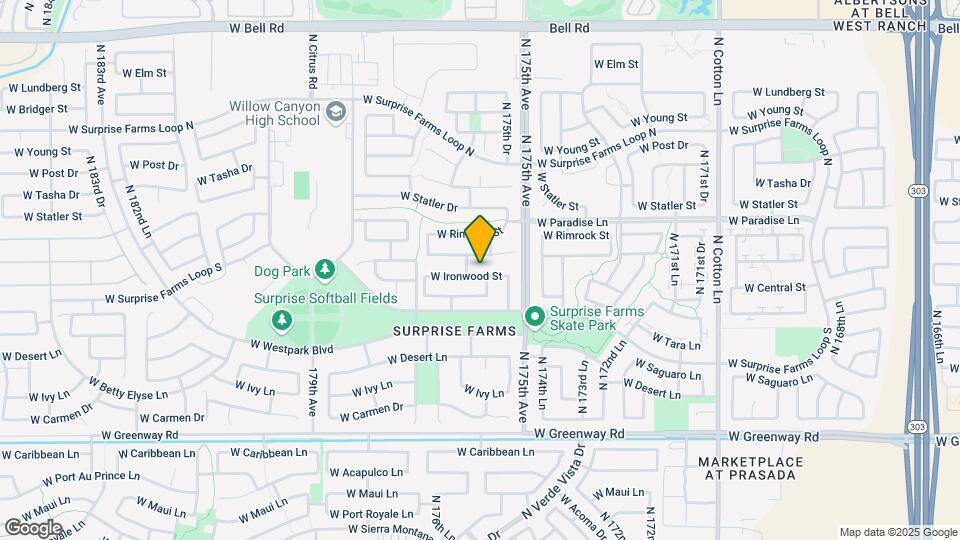 17578 W Ironwood St Map and Location Details