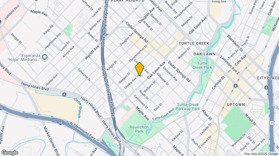 3822 Brown St Map and Location Details