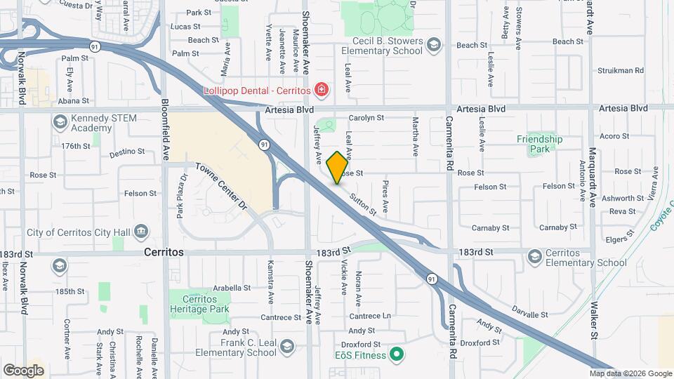 13062 Sutton St Map and Location Details