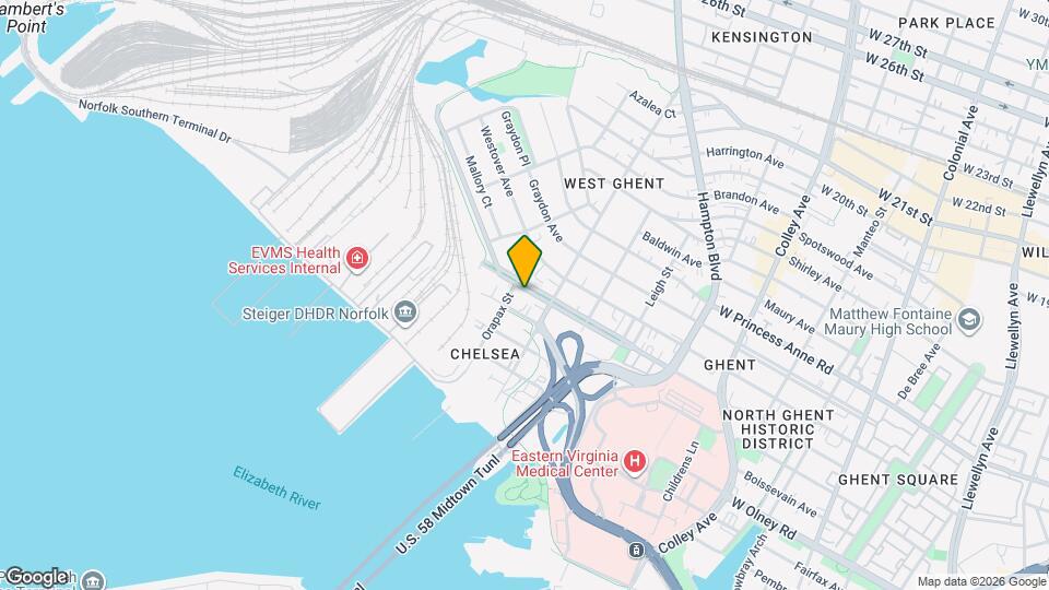 1219 Redgate Ave Map and Location Details