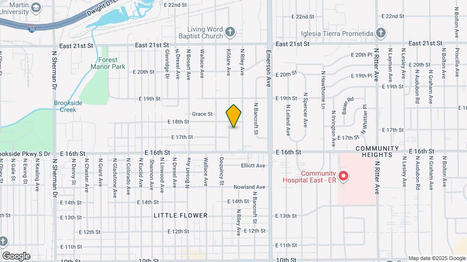 1709 Kildare Ave Map and Location Details