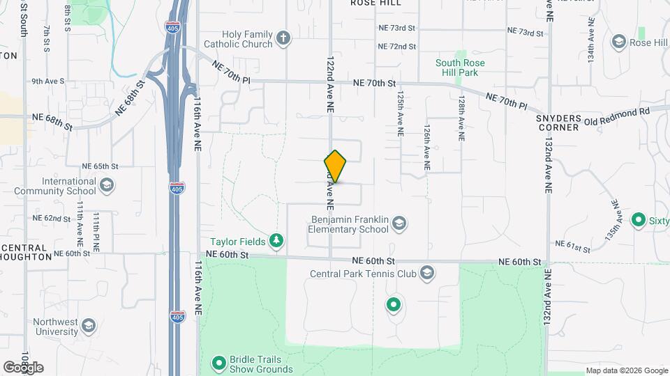 12205 NE 65th St Map and Location Details