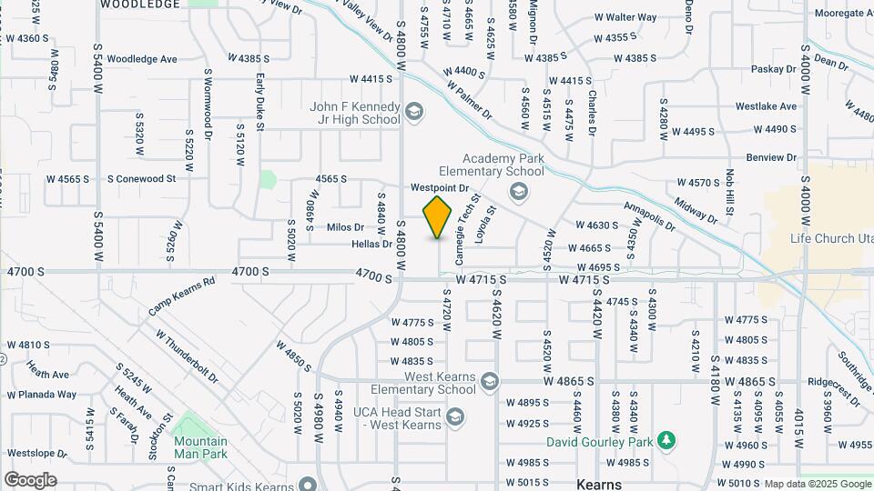 4664 S Arlington Park Dr Map and Location Details