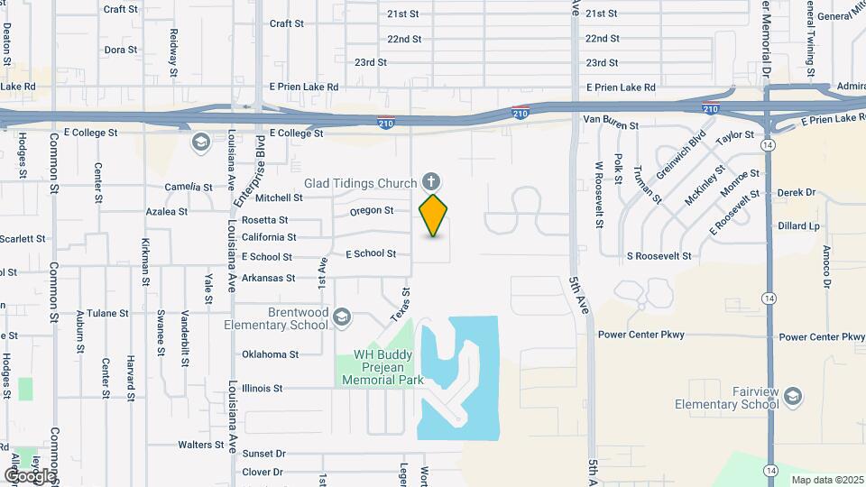 3619 Texas St Map and Location Details