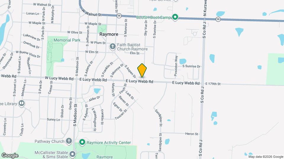 520 Sky Vue Dr, Unit D Mapa y Detalles de la Ubicación