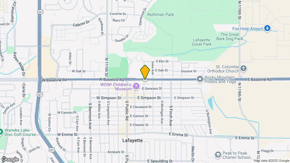 300 E Baseline Rd Map and Location Details