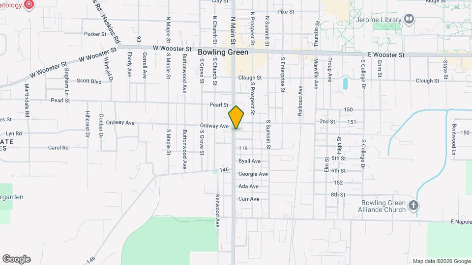 415 S Main St Map and Location Details