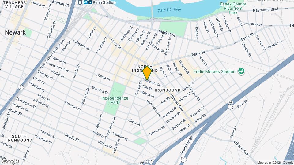 378 Lafayette St, Unit Multi-family Apartment in Ironbound! Map and Location Details