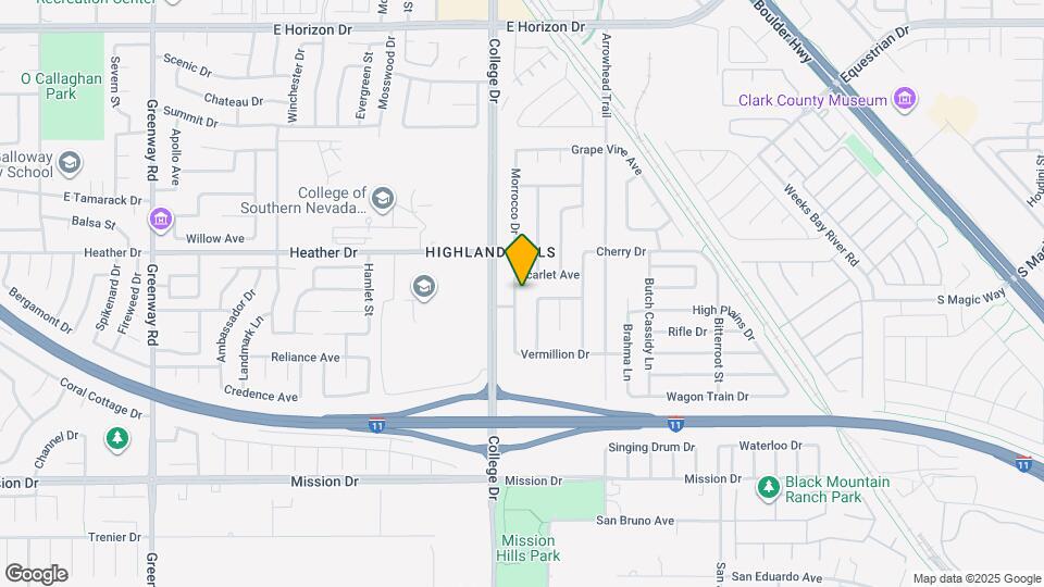 811 Vermillion Dr Map and Location Details