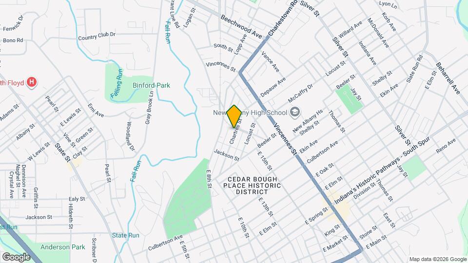 1426 Chartres St, Unit Apt 6 Map and Location Details