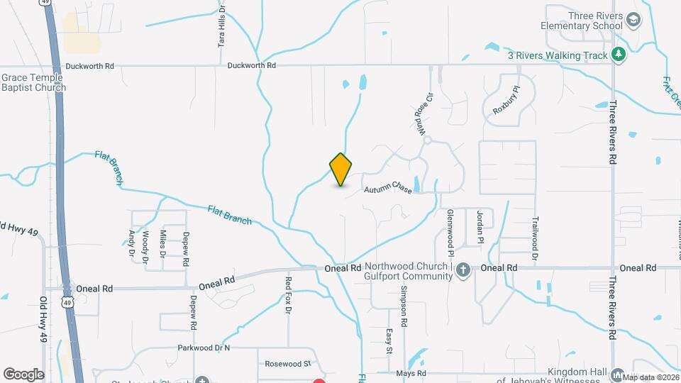 15334 Oak Creek Cove Map and Location Details