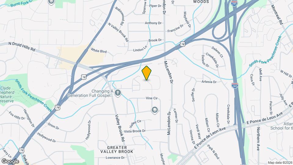 1016 Greenbriar Cir Map and Location Details