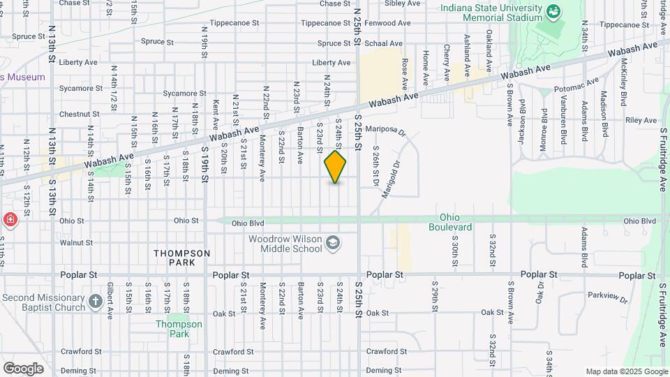 235 S 24th St Map and Location Details