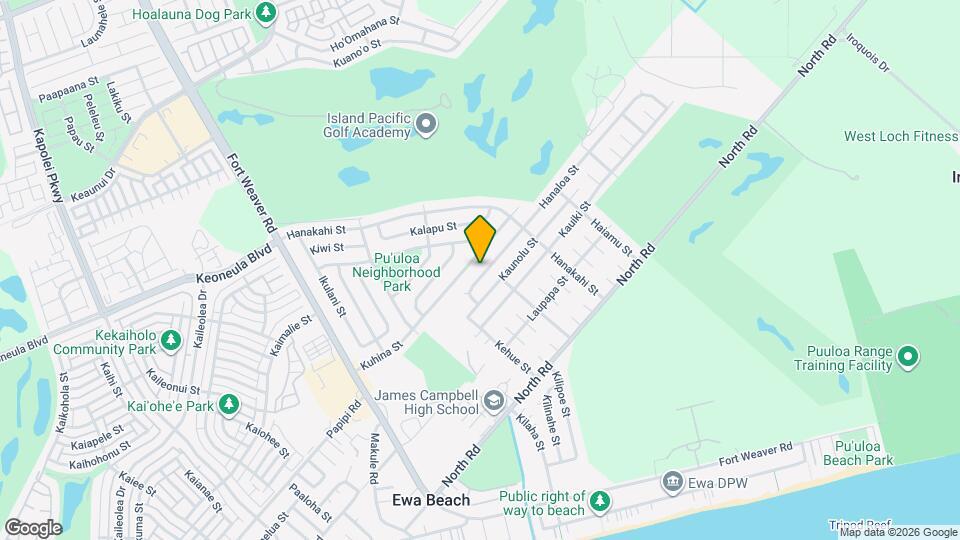 91-1058-1058 Hanaloa St Map and Location Details