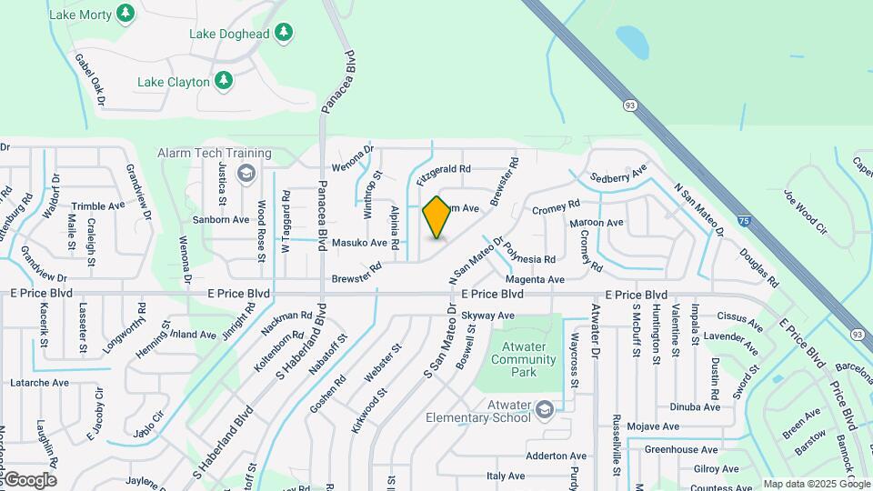 3476 Brewster Rd Map and Location Details