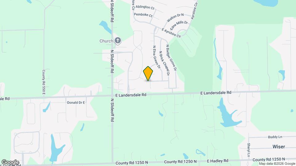 13066 N Becks Grove Dr Map and Location Details