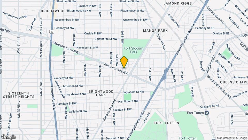 265 Missouri Ave NW Map and Location Details