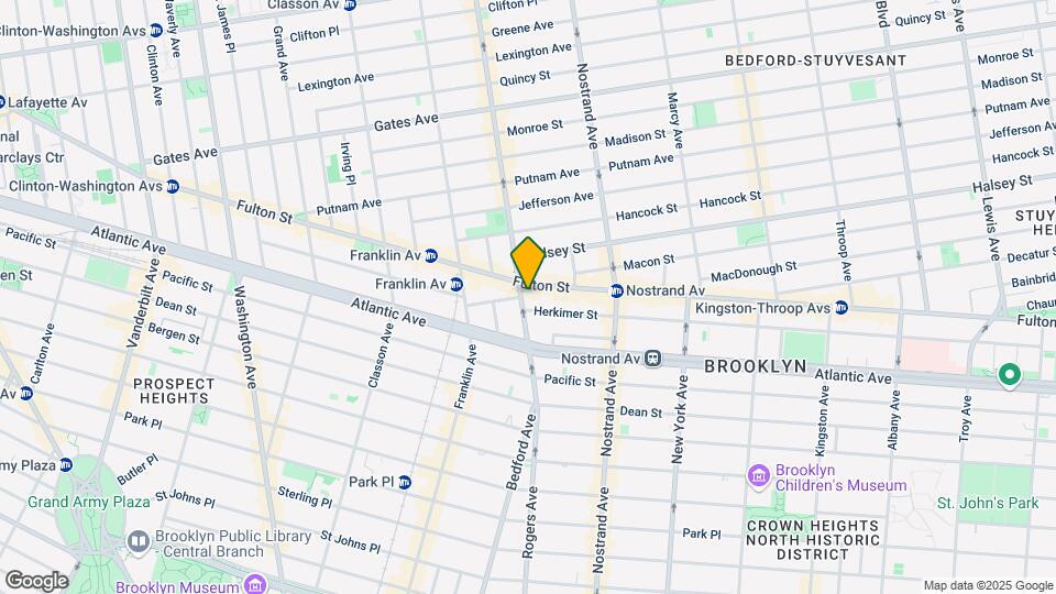 1255 Bedford Ave Map and Location Details
