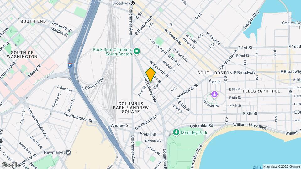 164 Old Colony Ave, Unit #200 - 301 Map and Location Details