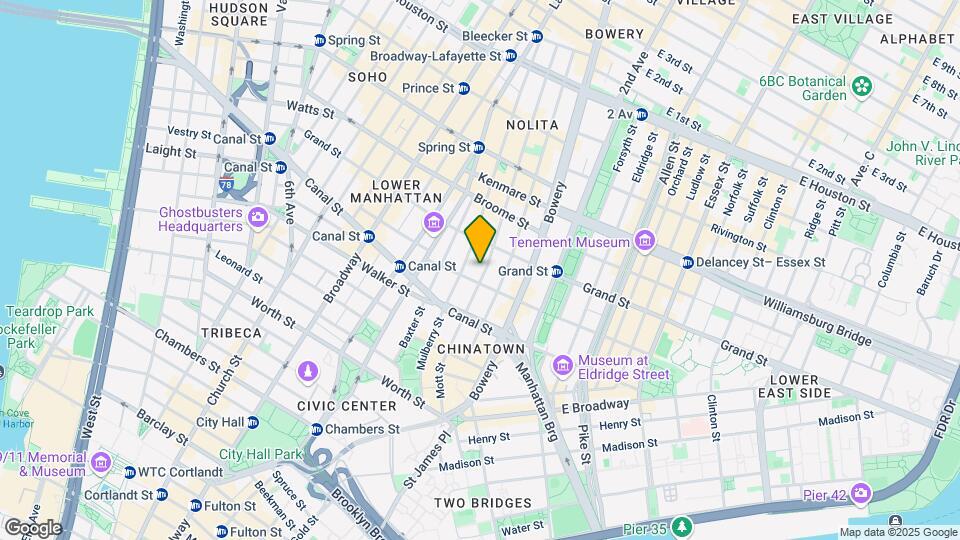 127 Mott St Mapa y Detalles de la Ubicación