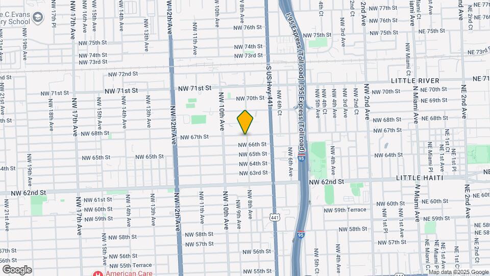 800 NW 67th St Map and Location Details