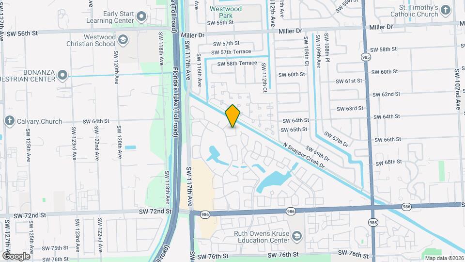 6534 SW 114th Pl Map and Location Details