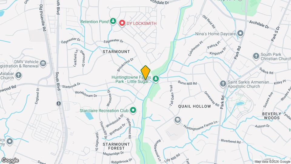 6700 Woodstock Dr Map and Location Details